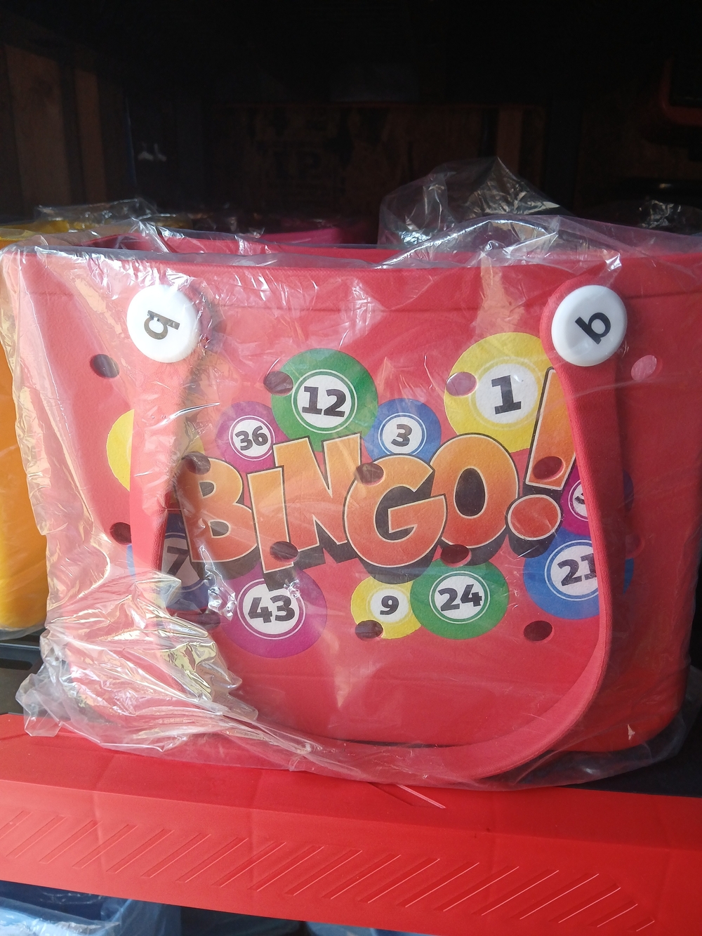 Bingo! Red Small size - bogg like bag